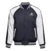 Wendbare Baseballjacke, asiatische Größen „Schwarz-Weiß“