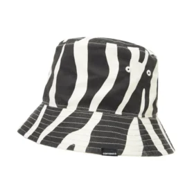 Wendbarer Zebra-Bucket-Hut „Black“ Wendbarer Zebra-Bucket-Hut „Black“
