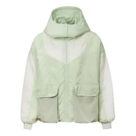 Winter-Kapuzenjacke, winddicht und isoliert, asiatische Größen, „Teal“