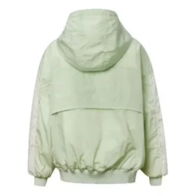 Winter-Kapuzenjacke, winddicht und isoliert, asiatische Größen, „Teal“
