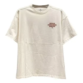 Word Chevron Logo T-Shirt asiatische Größen „Beige“