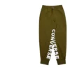 Wordmark Jogger asiatische Größen „Olivgrün“