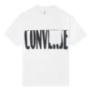 Wordmark-Logo-T-Shirt mit Tasche, asiatische Größen, „Weiß“