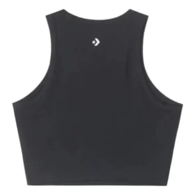 Wordmark Strick-Tanktop, asiatische Größen, „Schwarz“