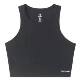 Wordmark Strick-Tanktop, asiatische Größen, „Schwarz“
