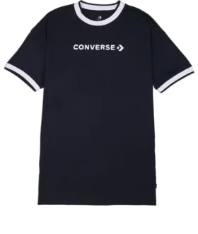 Wordmark T-Shirt-Kleid „Schwarz“
