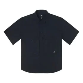 Wordmark Utility Shirt asiatische Größen „Schwarz“