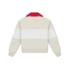YOTD Half-Zip Crew Sweater (asiatische Größen) „Beige“